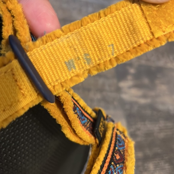 (7) TEVA Women's Yellow Tribal Maressa Platform Sandal - Picture 12 of 12